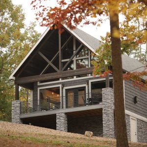 Mena arkansas cabins, a cabin on a hill